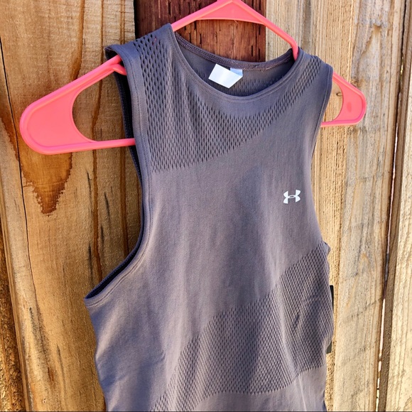 NWT Under Armour tank top seamless grey/purple ash - Picture 8 of 16